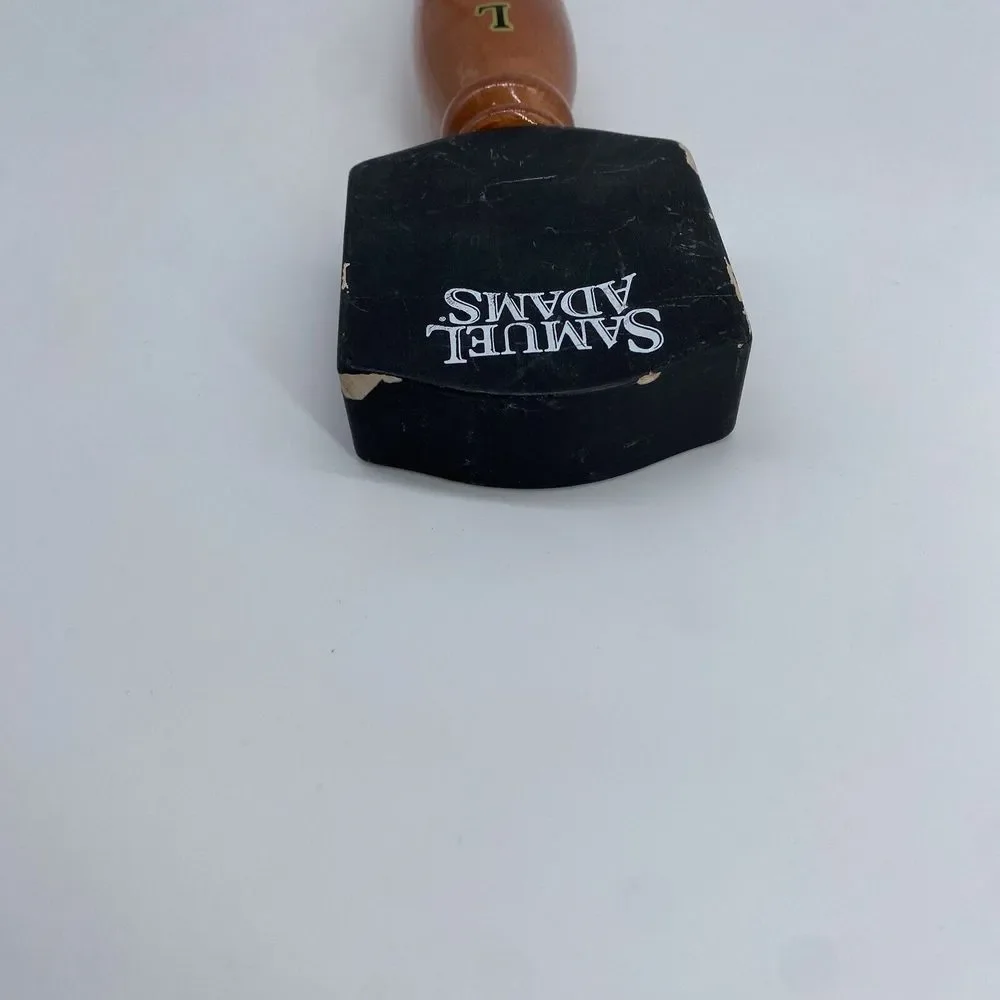 VTG SAMUEL ADAMS Limited‎ Wooden 'Chalkboard Top' Beer Bar Tap Handle Man Cave